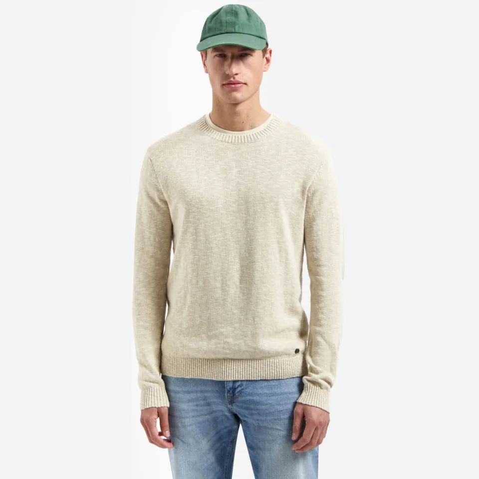 No Excess Trui No Excess Trui Slub Beige Woestijn
