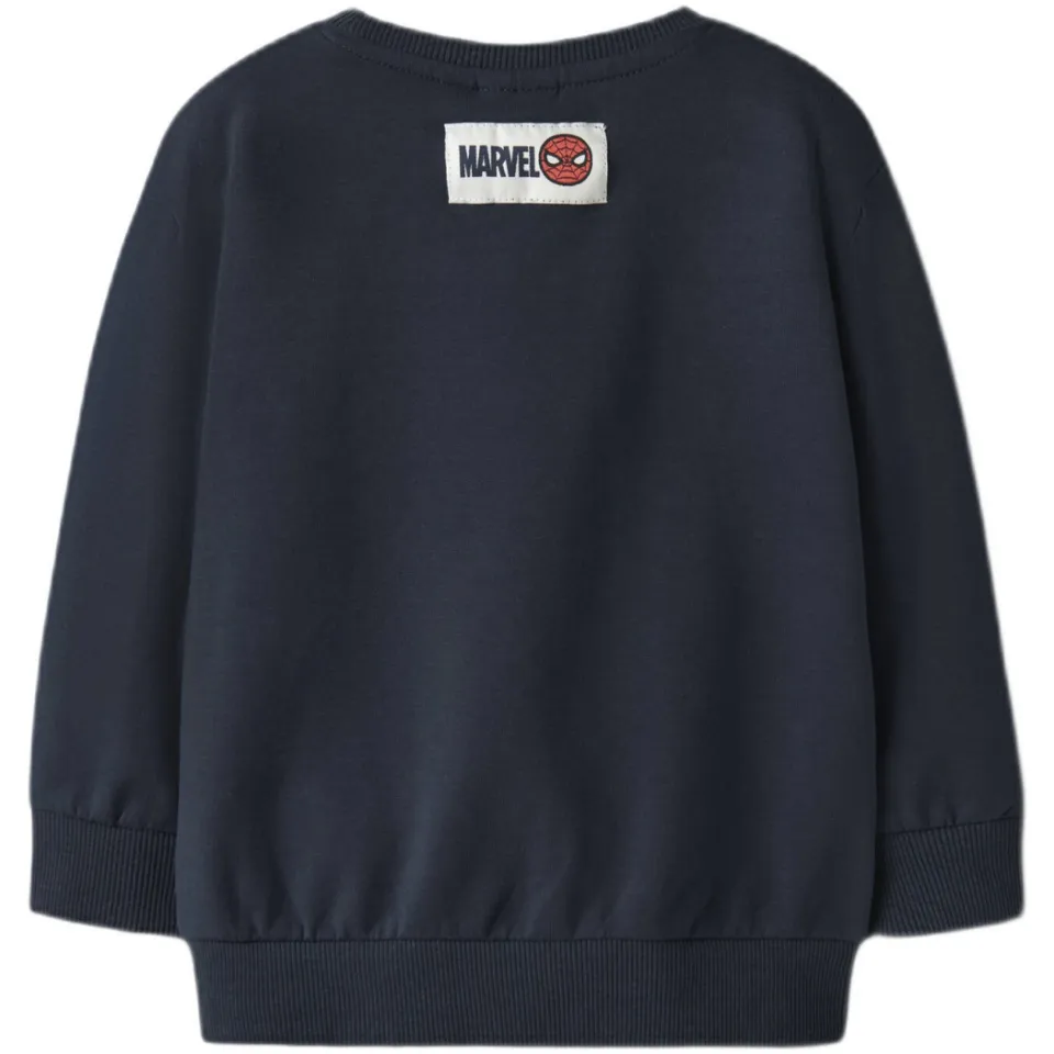 NAME IT MINI Spiderman sweater donkerblauw, foto 2
