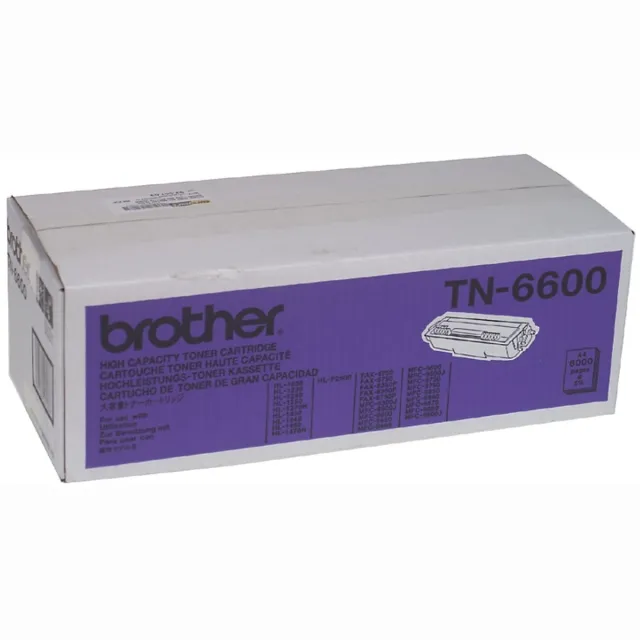 Brother TN-6600 Toner Zwart HC