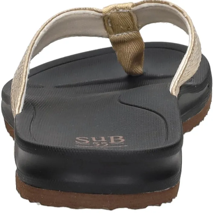 Sub55 Teenslippers goudkleur, foto 4