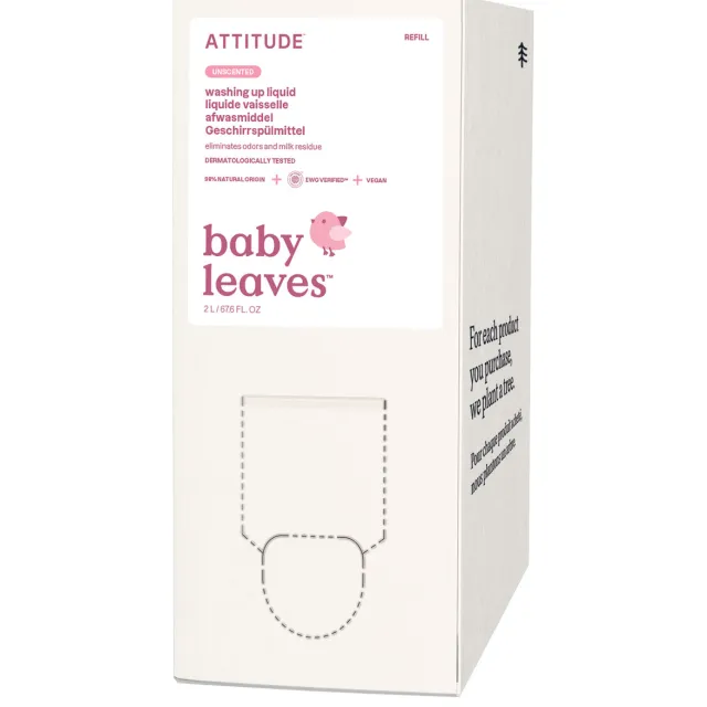 Attitude Washing Up Liquid Fragrance Free
