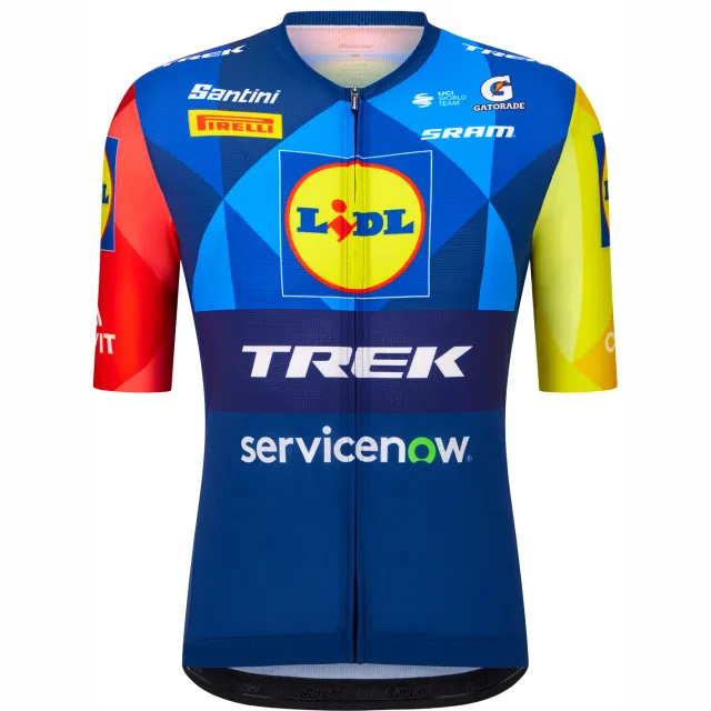 Santini LIDL-TREK Shirt met korte mouwen 2026 Blauw