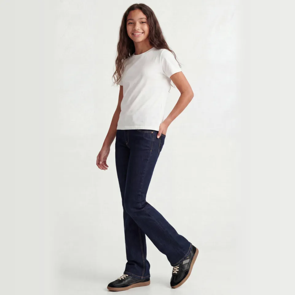 JJXX GIRL JXTEXAS flared jeans - donkerblauw Dark Blue Denim