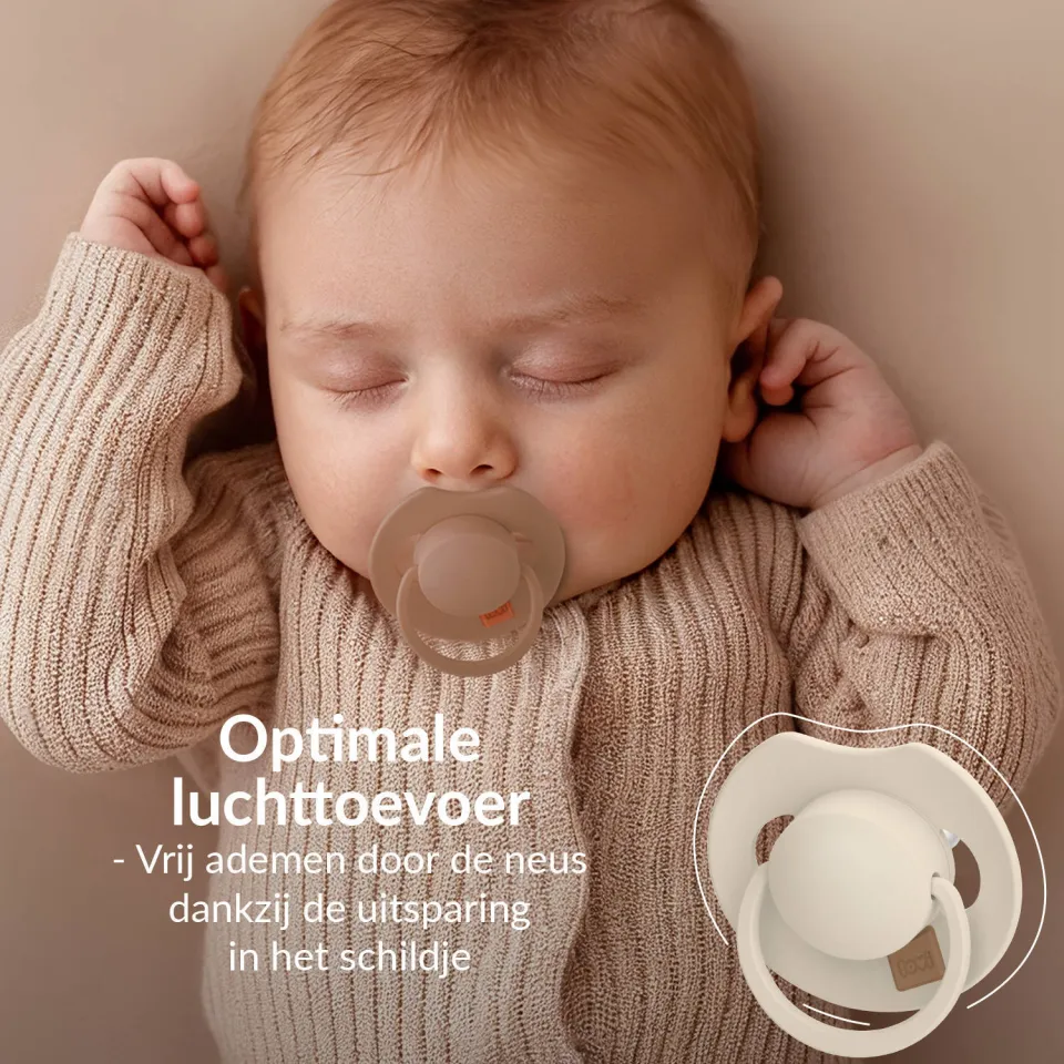 Difrax LOVI Prime fopspeen 0-6 maanden lichtblauw & navy, foto 5