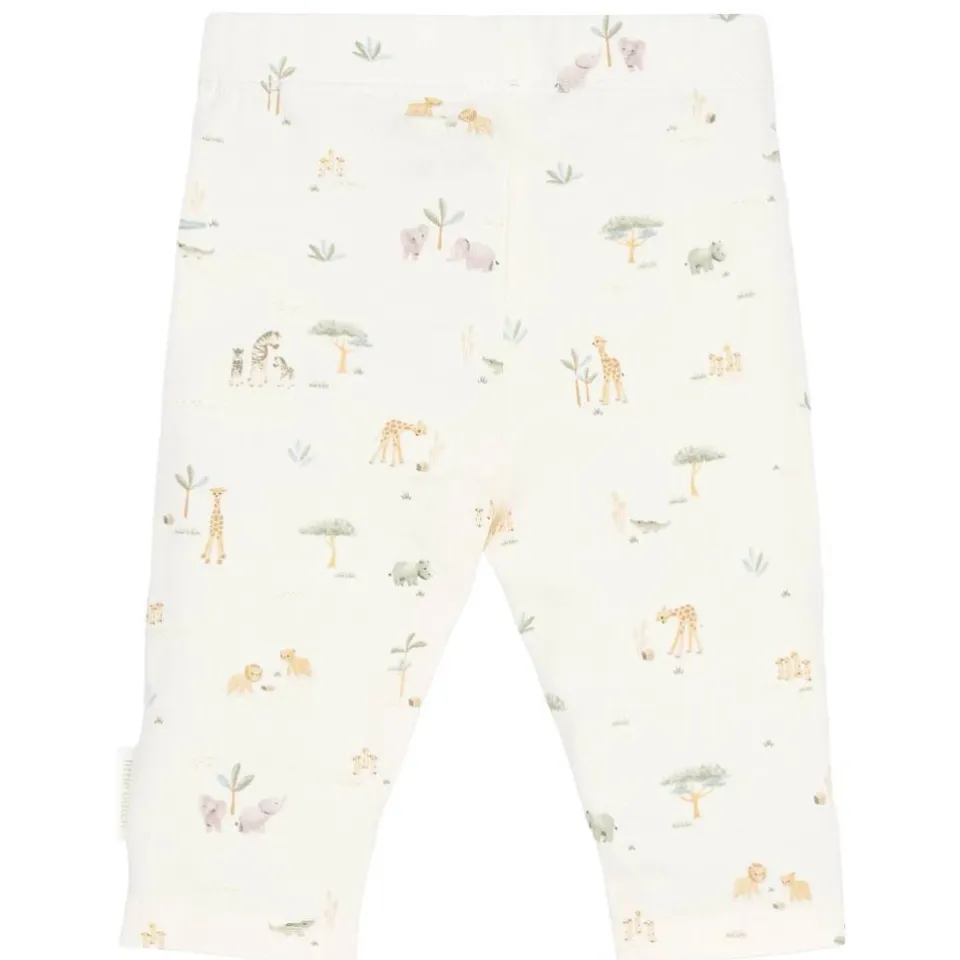Little Dutch katoenen babybroek met print crème, foto 2