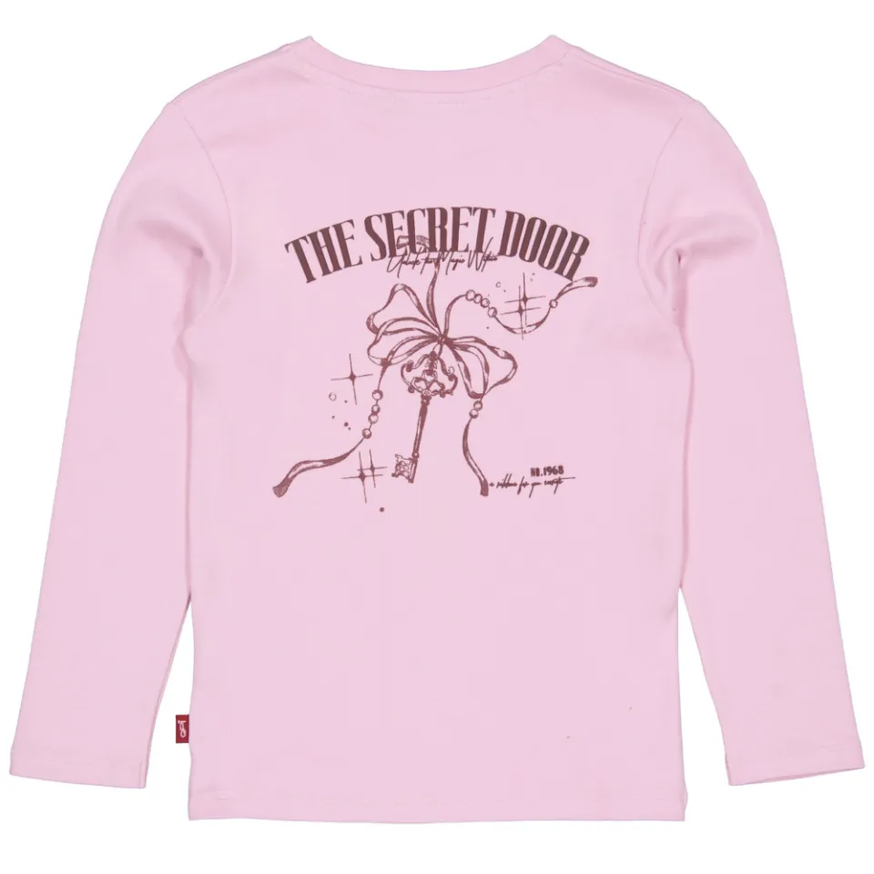 QPI longsleeve met backprint lichtroze, foto 4