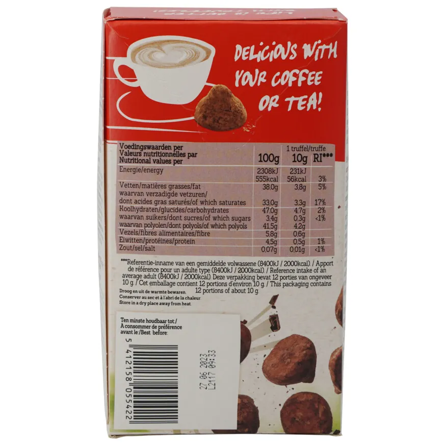 Damhert Minder Suikers truffels cacao, foto 2