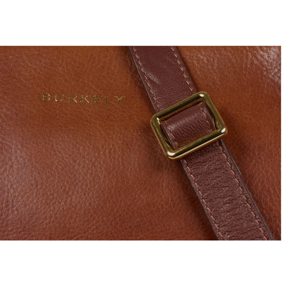 Burkely 15.6 inch leren shopper Fine Florence cognac, foto 4