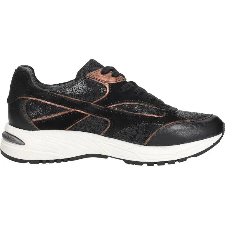 Aqa sneakers laag donkerblauw Zwart