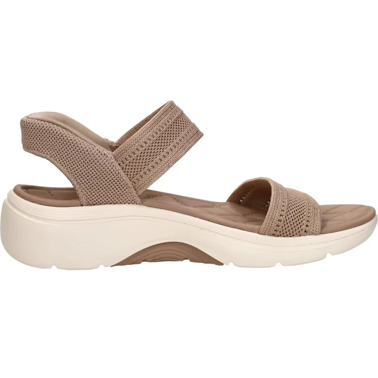 Skechers Slip-Ins GO Walk Arch Fit 2.0 Kennedy sandaal beige