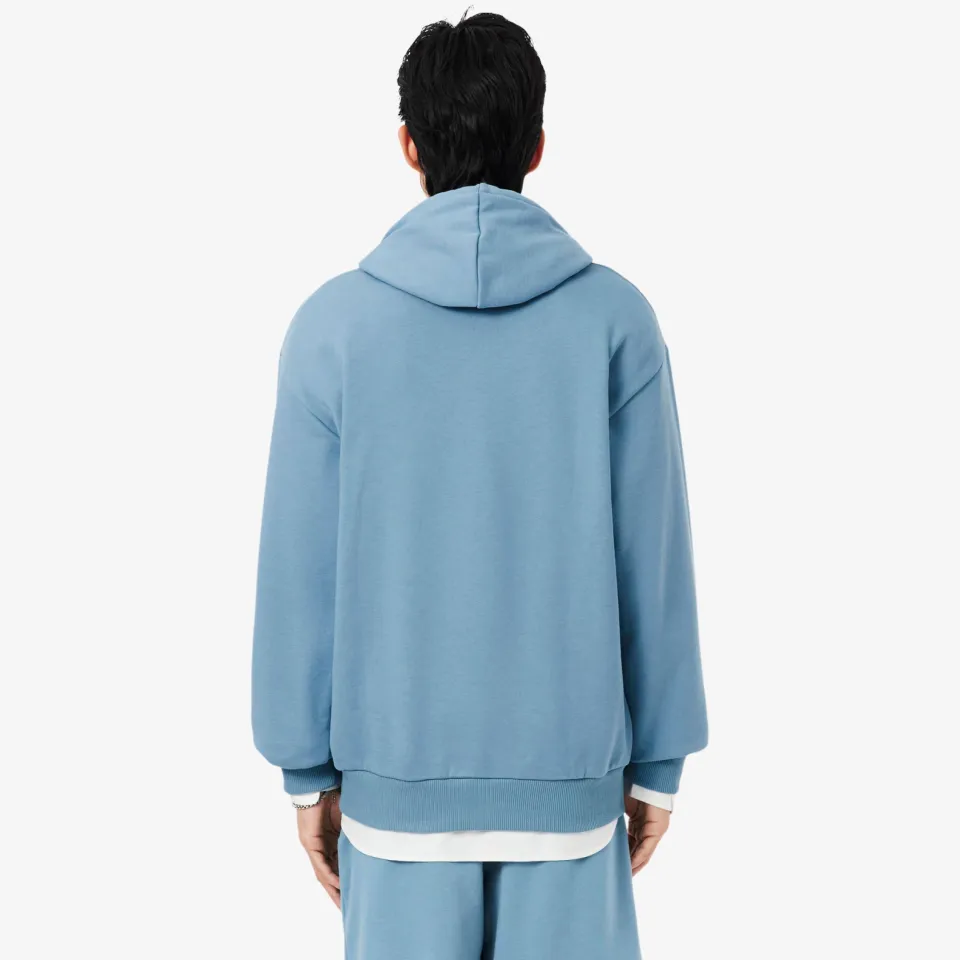 Lacoste regular fit hoodie - blauw, foto 3