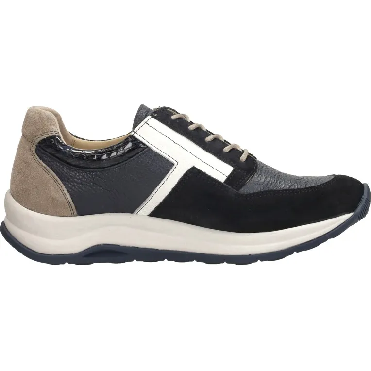Wolky Comrie lage sneakers blauw