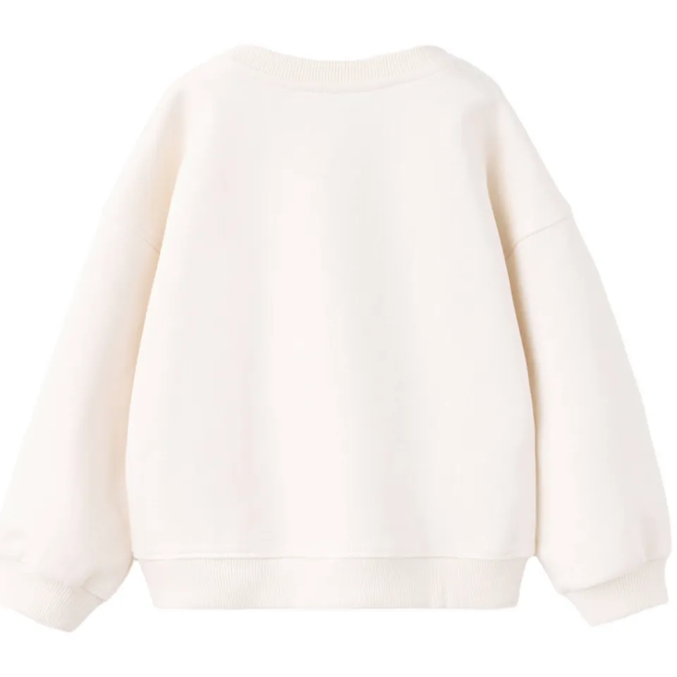 Mango Kids sweater met patches en tekst - wit, foto 3