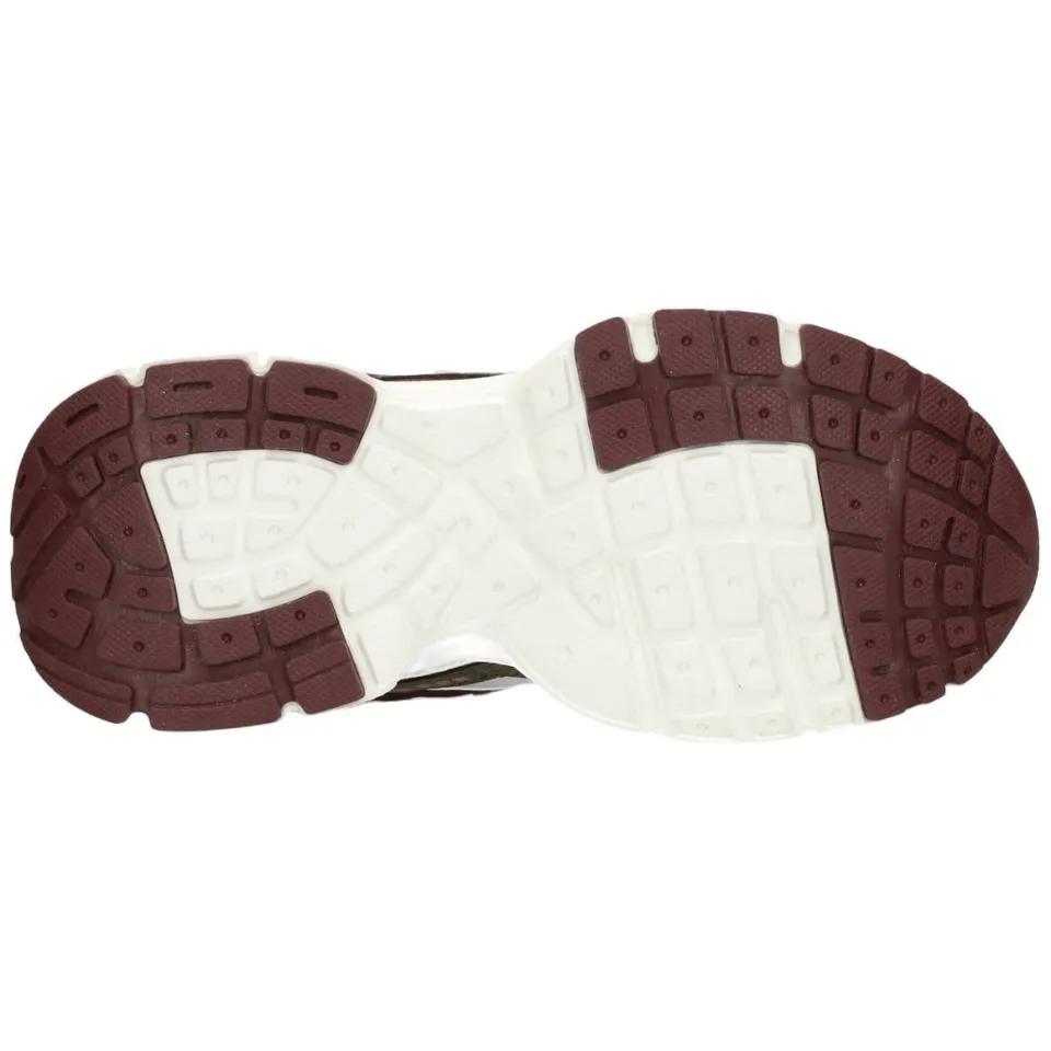 POSH by Poelman Lise chunky imitatieleren sneakers - bordeaux/wit, foto 3