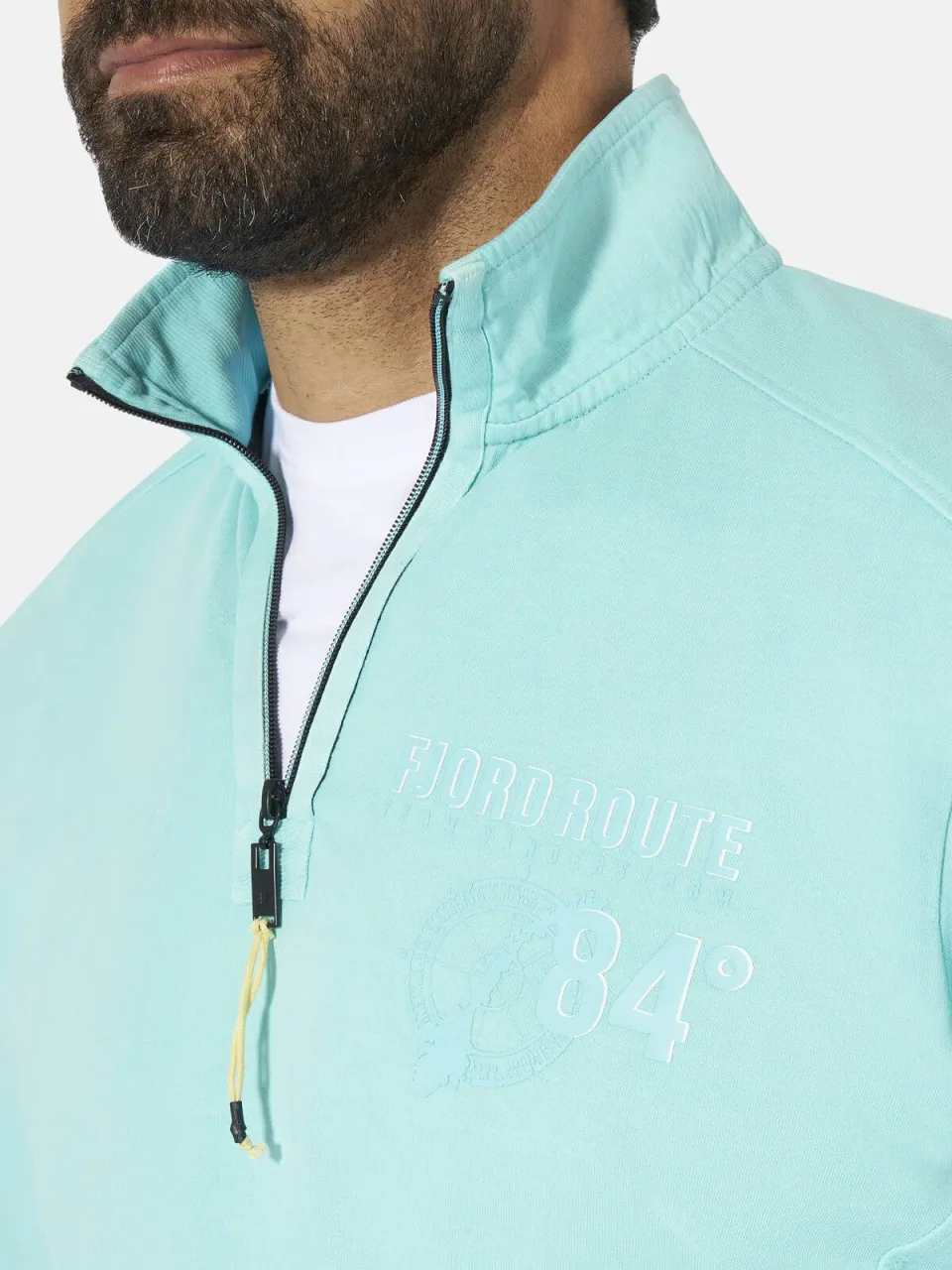 Jan Vanderstorm +FIT Collectie sweater Plus Size ANSBERT turquoise, foto 7