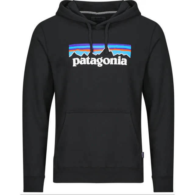 Patagonia Capuchon sweaters Patagonia P-6 Logo Uprisal Hoody Zwart