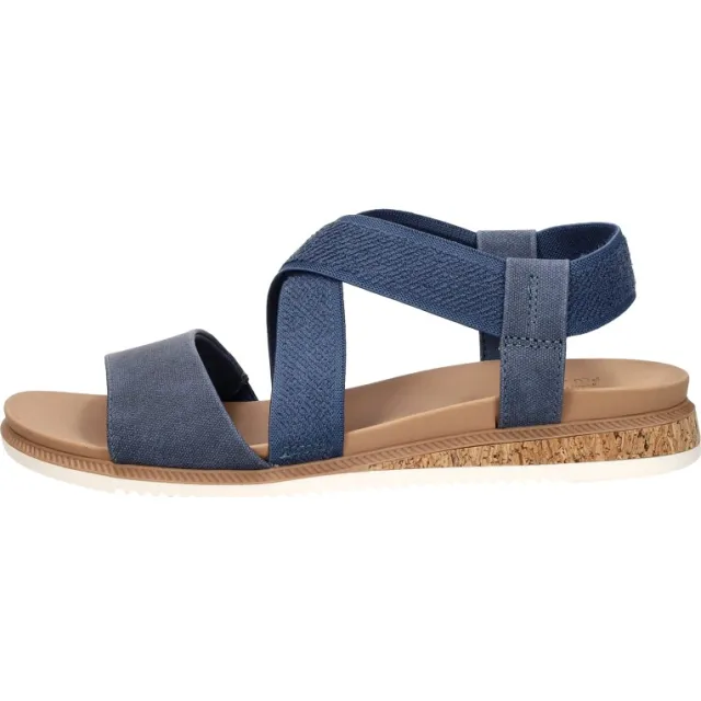 Skechers Bobs Desert Kiss Low sandalen blauw, foto 2