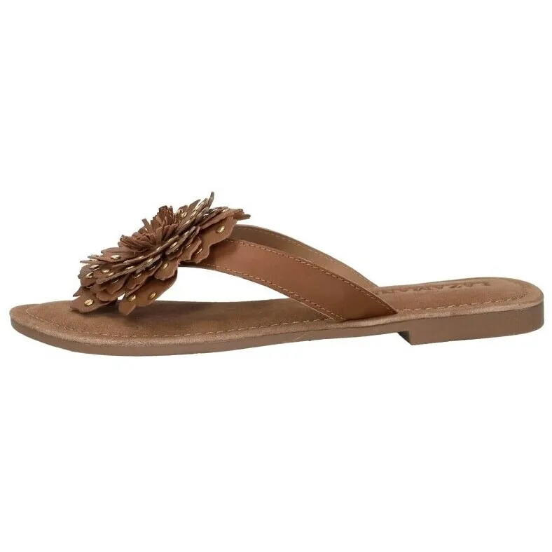 Lazamani slippers cognac