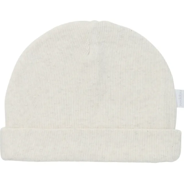 Noppies baby muts van katoen beige