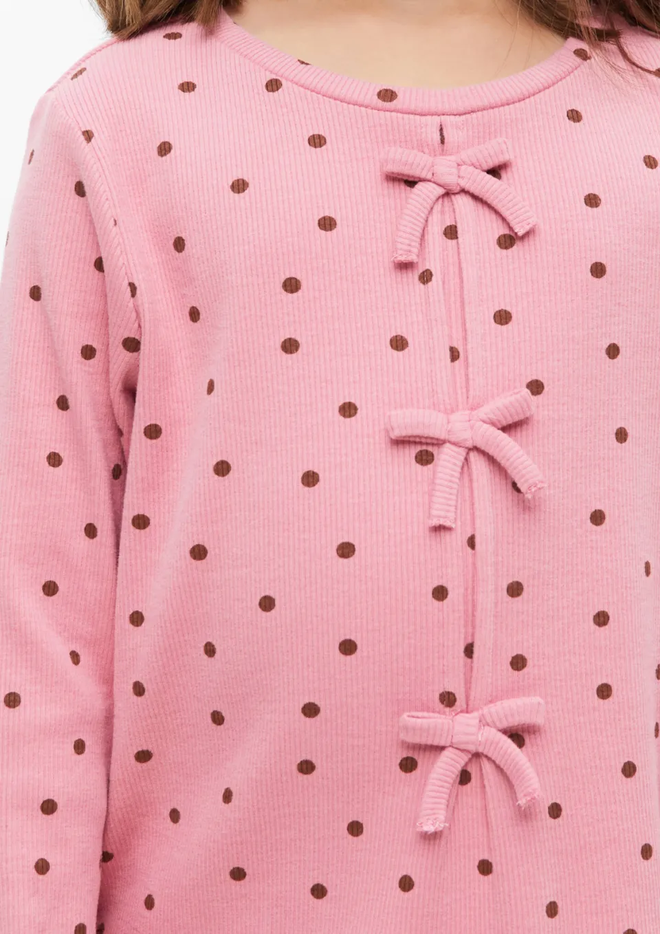s.Oliver longsleeve met stippen roze, foto 5