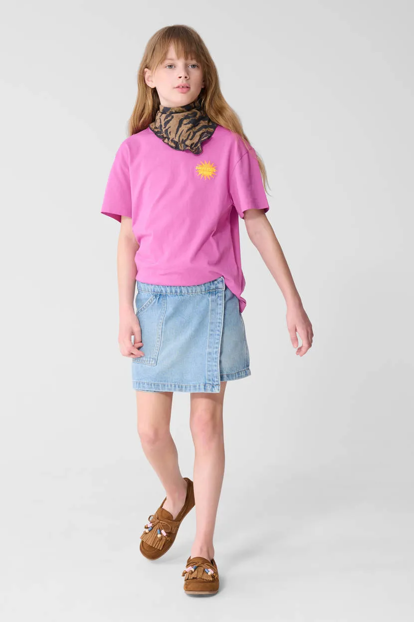 Shoeby T-shirt met backprint roze, foto 3