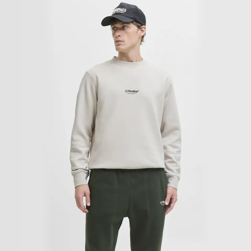 Jack & Jones ESSENTIALS sweater ecru, foto 3