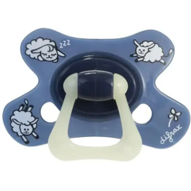 Difrax Dental fopspeen 18+ maanden glow in the dark