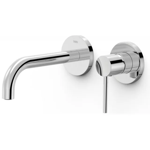 Tres Study Exclusive wastafelmengkraan 2-gats 18 cm chroom