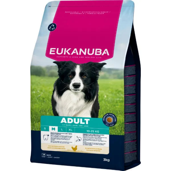 Eukanuba Life Care Dog Adult Medium kip droog hondenvoer, foto 2
