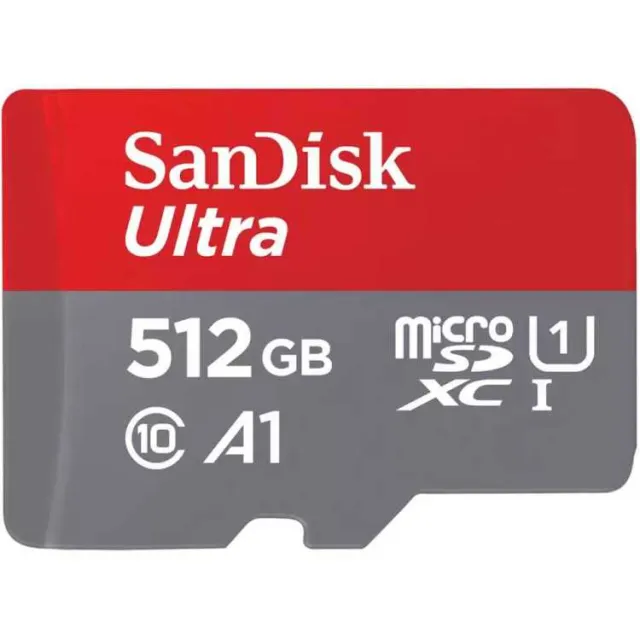 SanDisk Ultra 512GB microSDXC geheugenkaart Grijs