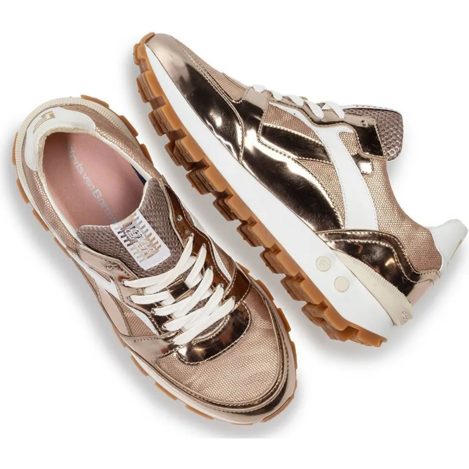 Floris Van Bommel Blokki 07.03 leren sneakers brons, foto 4