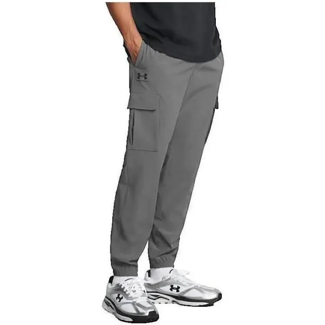 Under Armour Broek Under Armour Pantalon Cargo Tissé Ua Vibe Grijs