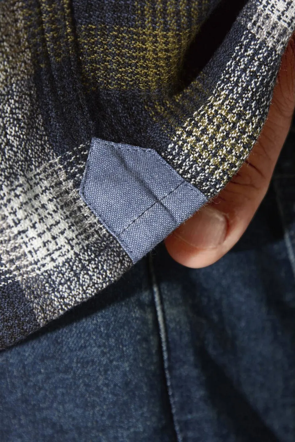 Jan Vanderstorm +FIT Collectie loose casual overhemd Plus donkerblauw, foto 6