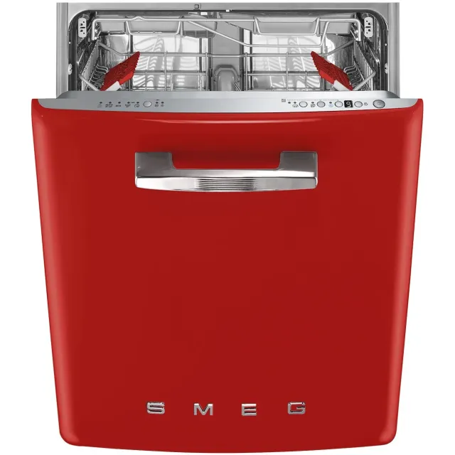 Smeg STFABRD3 onderbouwvaatwasser rood