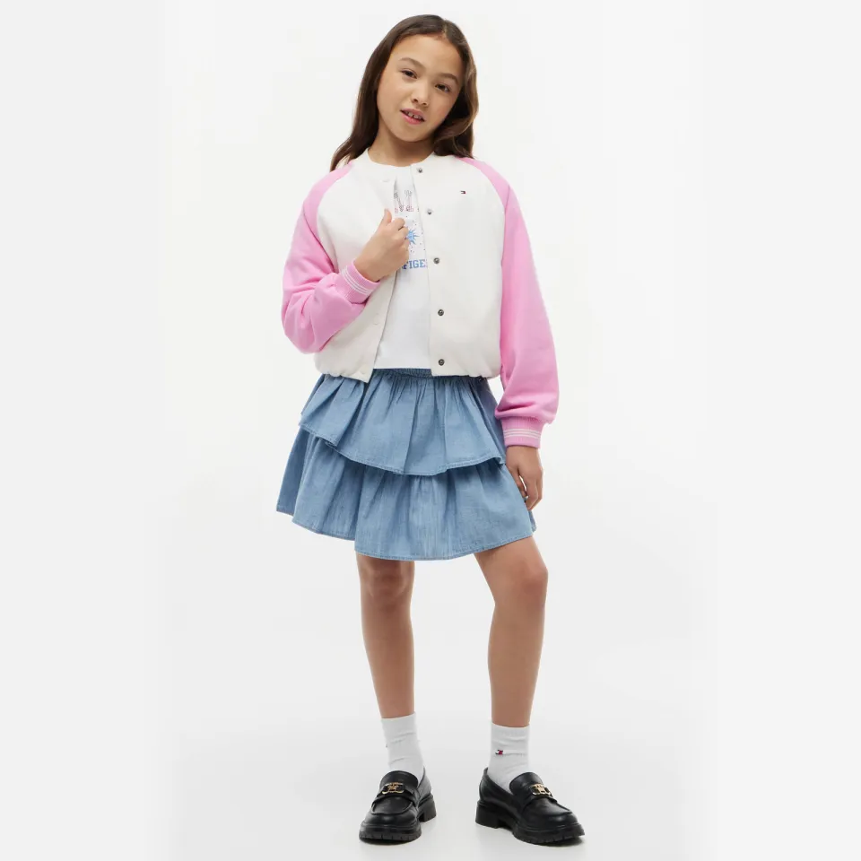 Tommy Hilfiger bomberjack roze, foto 4