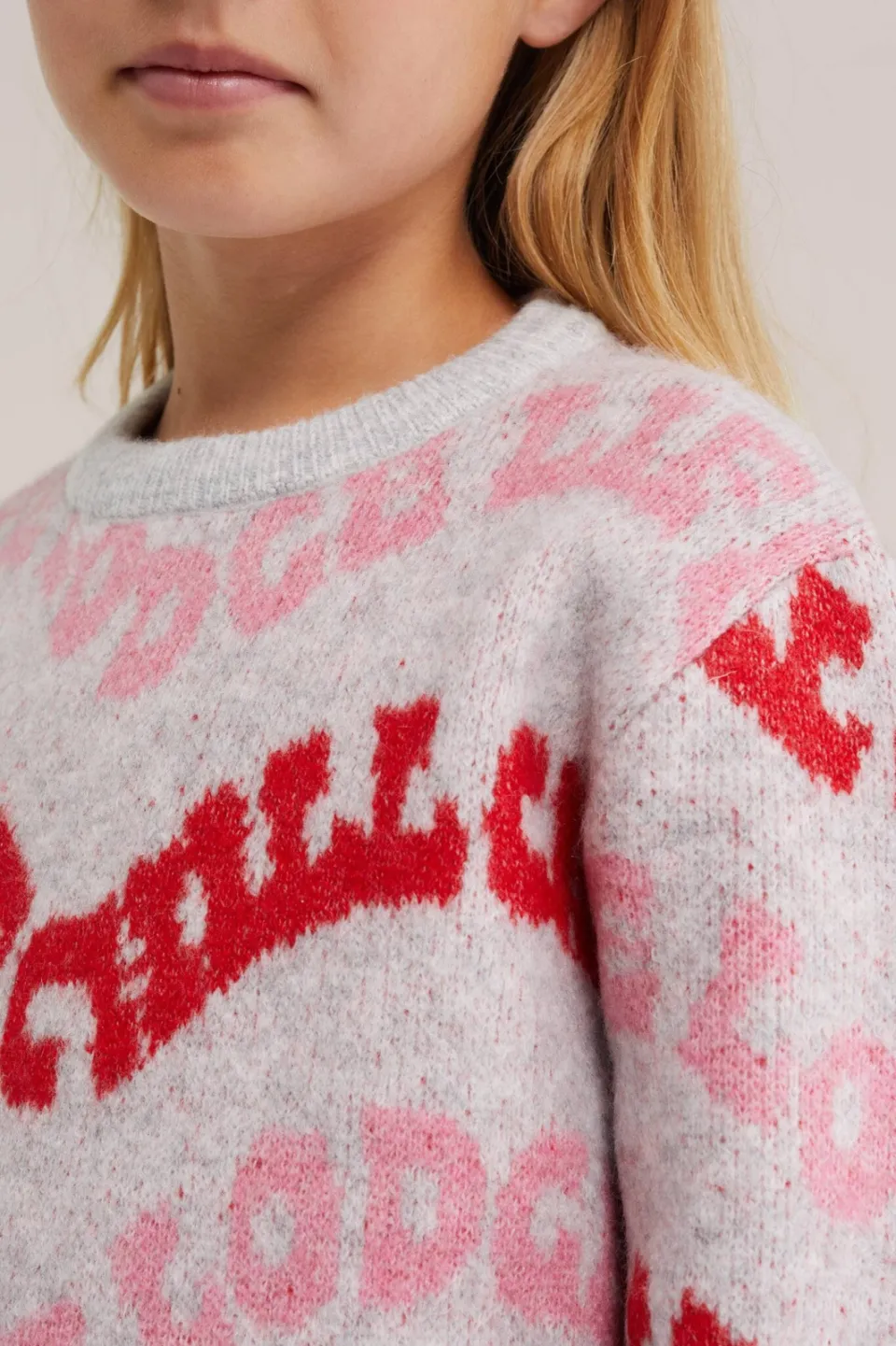 WE Fashion gebreide trui met wol - grijs, foto 5
