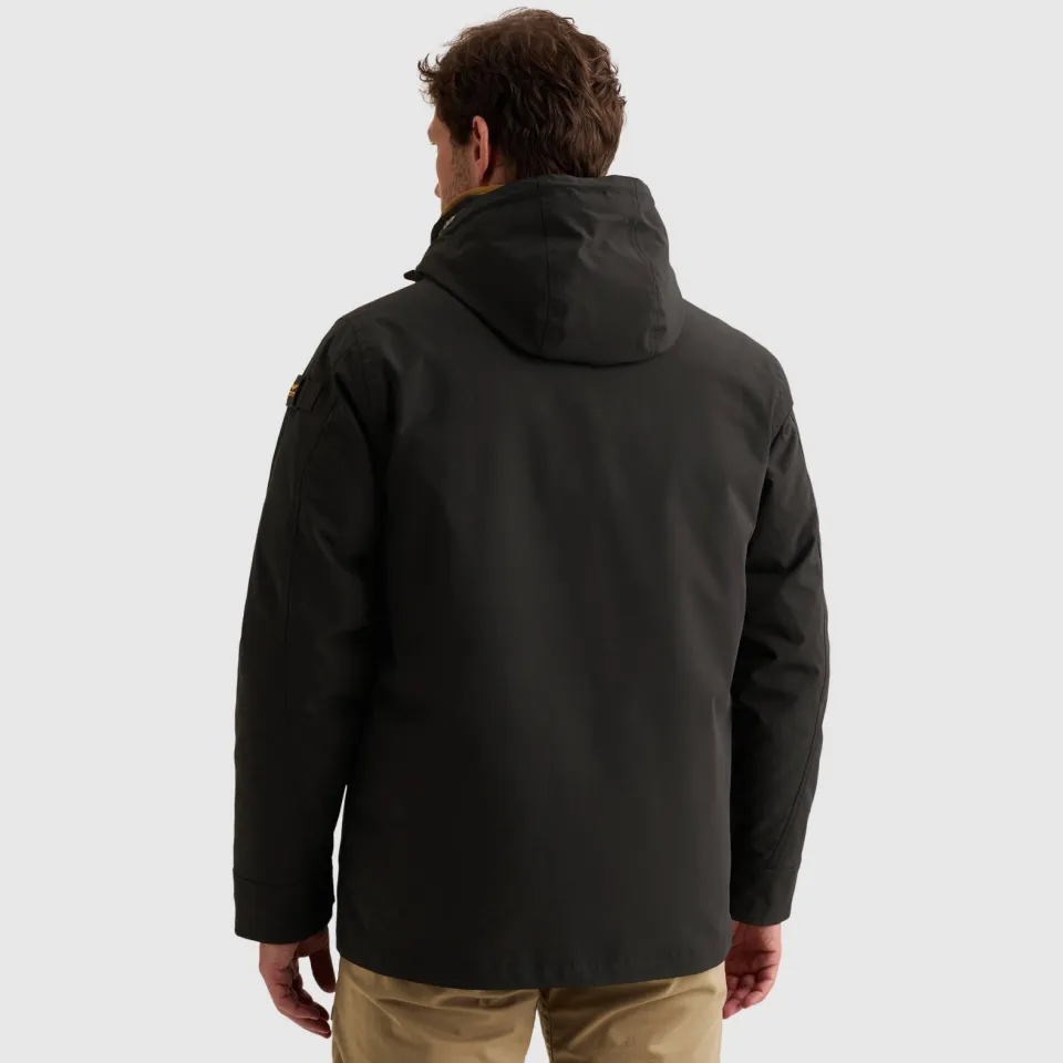 PME Legend SNOWPACK winterparka met imitatiebontkraag - jet black, foto 4