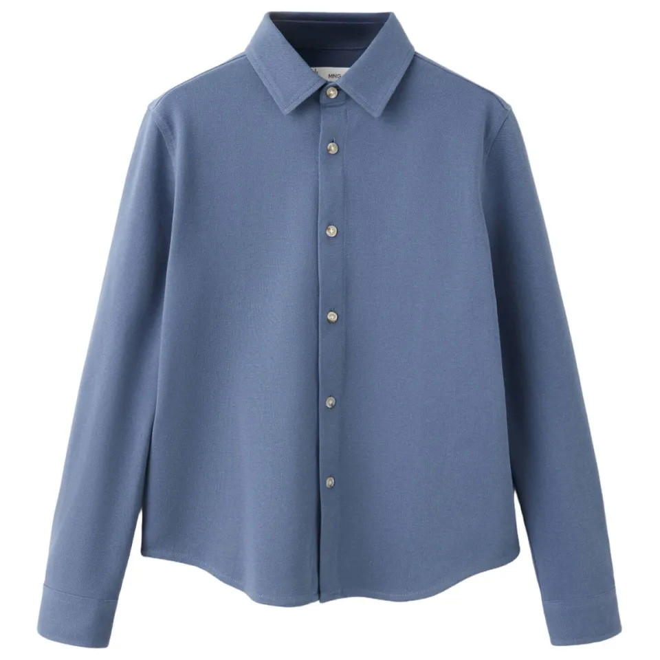 Mango Kids overhemd - blauw, foto 2