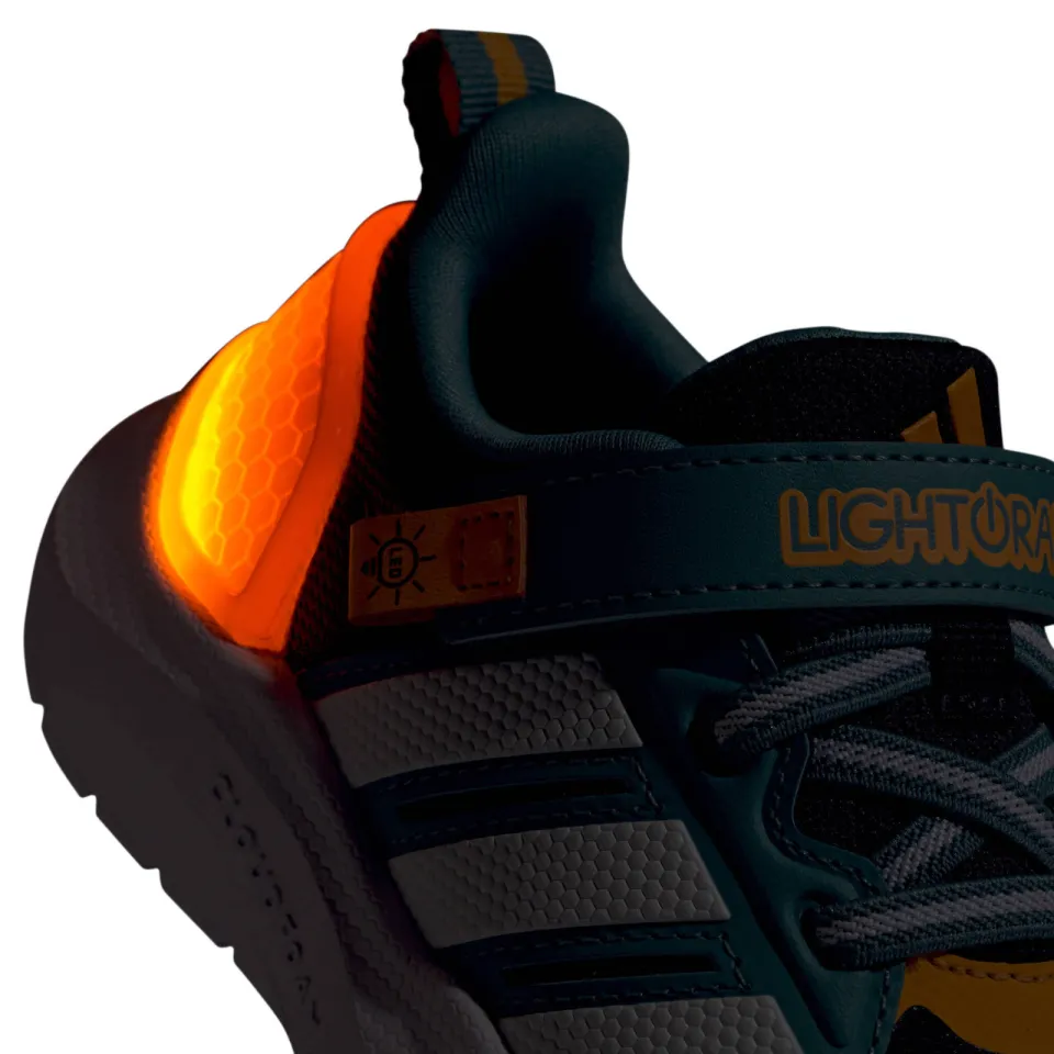Adidas Lightorama sneakers turquoise wit oranje, foto 6