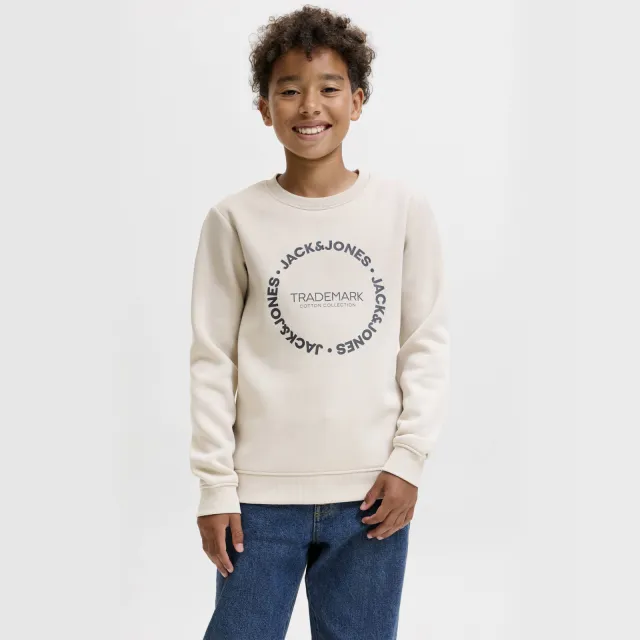 Jack & Jones JUNIOR sweater met tekst - beige