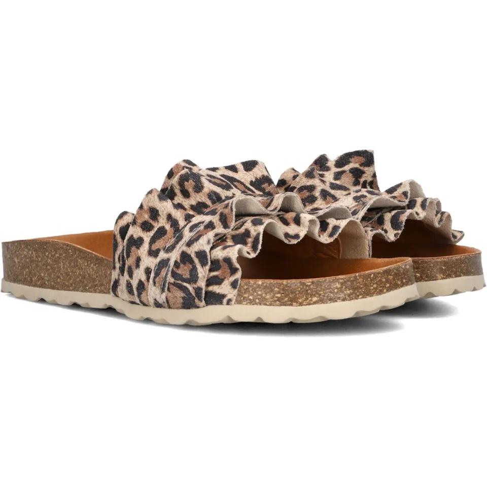 Verbenas Rocio slippers bruin, foto 4
