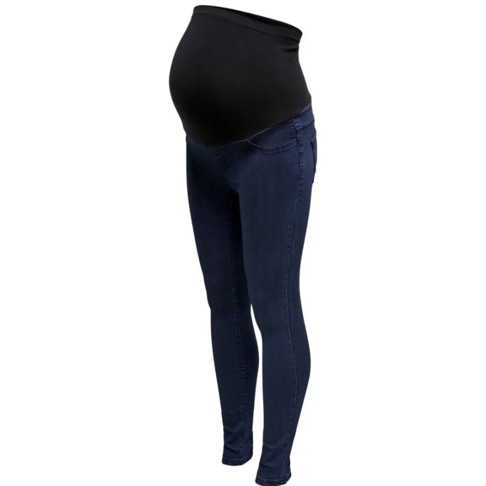 Only MATERNITY skinny jegging OLMRAIN dark blue denim, foto 3
