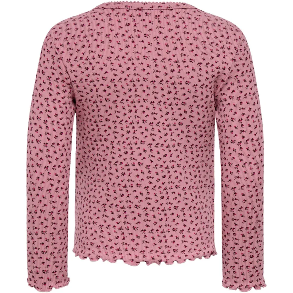 Only longsleeve gebreid roze, foto 2