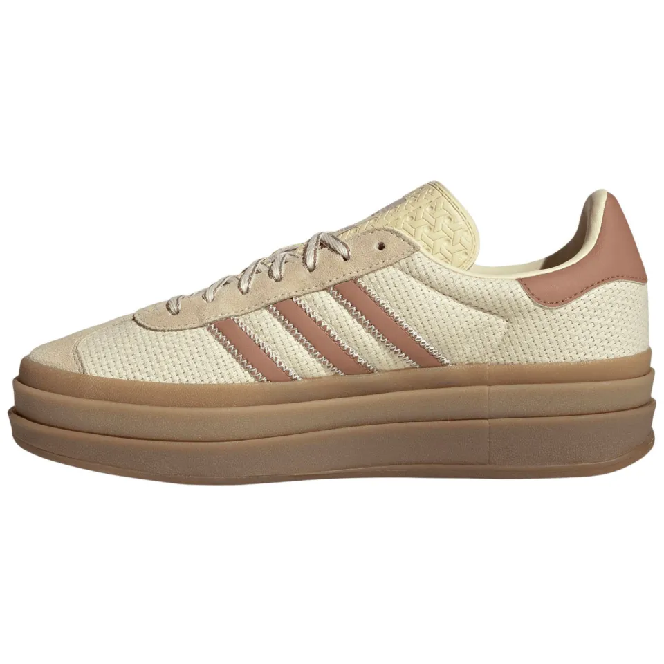 Adidas Originals Gazelle Bold suède sneakers - ecru/roze, foto 4