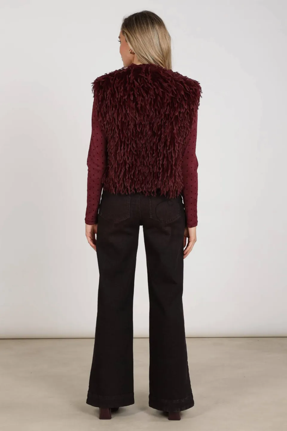 NUKUS gilet - donkerrood, foto 6