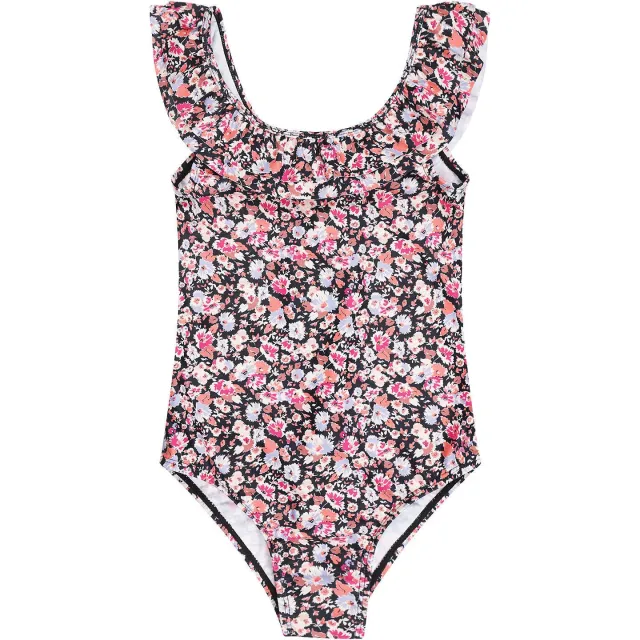 Tumble 'n Dry badpak met ruches donkerblauw donkerblauw / roze, foto 2