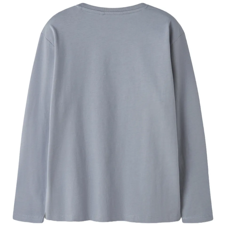 NAME IT KIDS longsleeves met print donkerblauw/lichtblauw set van 2, foto 3