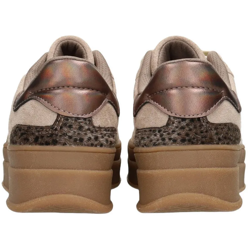 POSH by Poelman Millie leren sneakers - beige, foto 4
