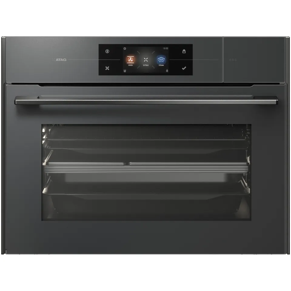 Atag CS4585M1C inbouw combi stoomoven grijs