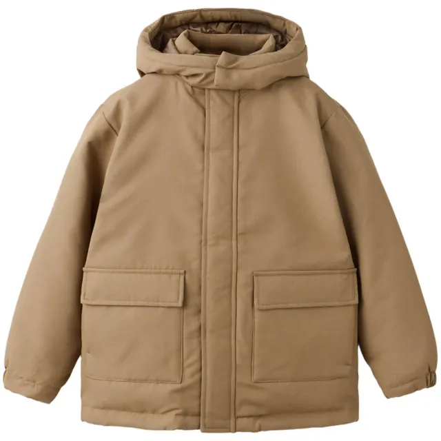 Mango Kids winterparka middenbruin